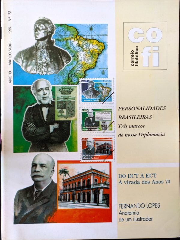 Revista COFI Correio Filatélico 1995 Ano 19 Número 153 Personalidades