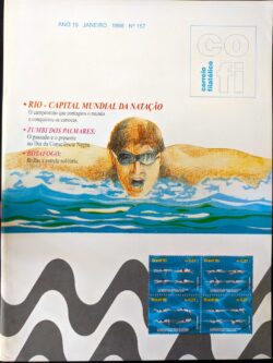 Revista COFI Correio Filatélico 1996 Ano 19 Número 157 Natação Esporte