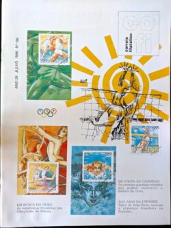 Revista COFI Correio Filatélico 1996 Ano 20 Número 160 Olimpiadas 96 Atlanta