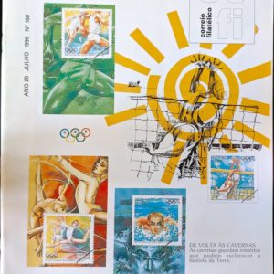 Revista COFI Correio Filatélico 1996 Ano 20 Número 160 Olimpiadas 96 Atlanta