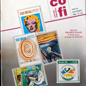 Revista COFI Correio Filatélico 1996 Ano 20 Número 162 Selos Promocionais