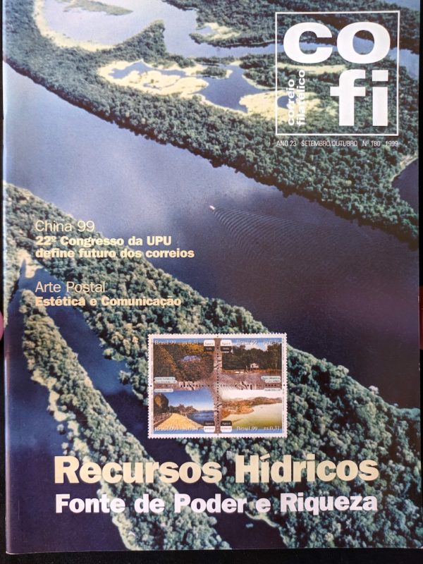 Revista COFI Correio Filatélico 1999 Ano 23 Número 180 Recursos Hídricos