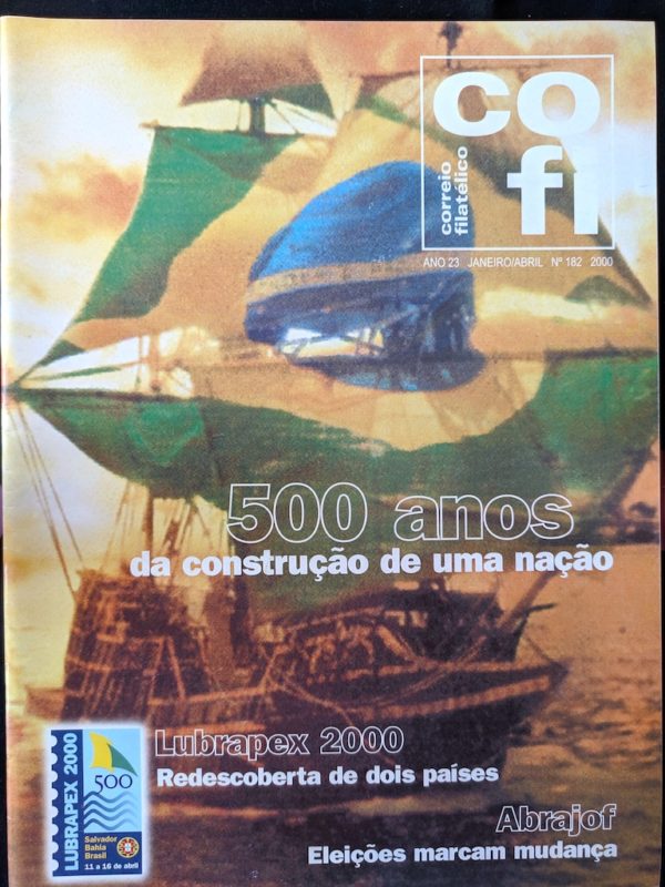 Revista COFI Correio Filatélico 2000 Ano 23 Número 182 Lubrapex