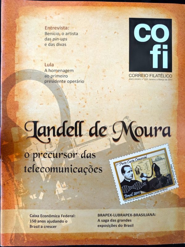 Revista COFI Correio Filatélico 2011 Ano 34 Número 220 Padre Landell de Moura