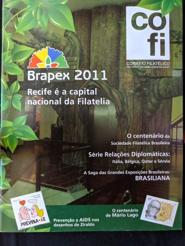 Revista COFI Correio Filatélico 2011 Ano 34 Número 223 Brapex 2011