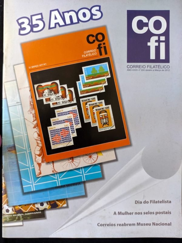 Revista COFI Correio Filatélico 2012 Ano 35 Número 224 35 Anos de COFI