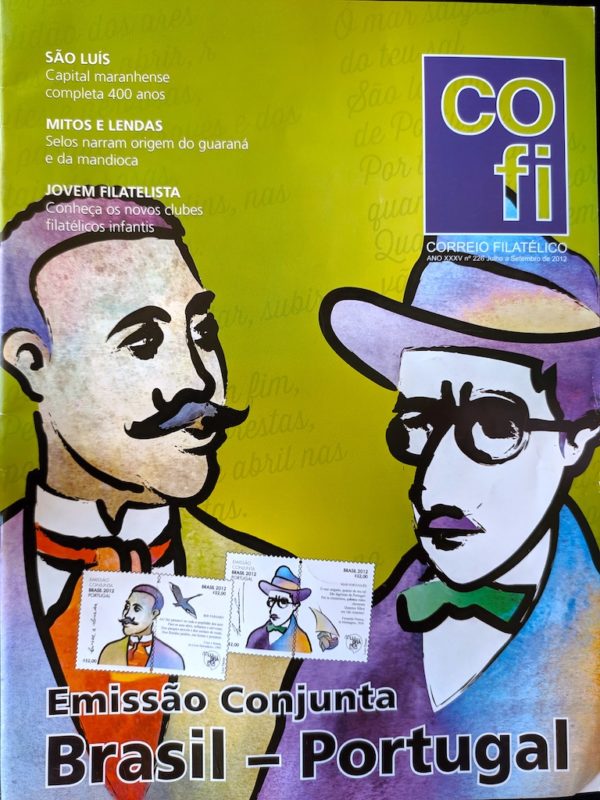 Revista COFI Correio Filatélico 2012 Ano 35 Número 226 Portugal Fernando Pessoa