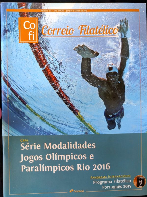 Revista COFI Correio Filatélico 2015 Ano 38 Número 235 Olimpíadas e Paralímpiadas
