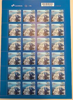 C 3880 Selo Estação Antártica Comandante Ferraz 2020 Folha