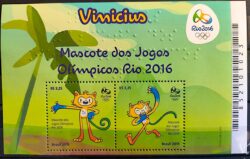 B 187 Bloco Mascote dos Jogos Olimpicos Vinicius Olimpiadas 2015