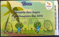 B 188 Bloco Mascote dos Jogos Paralímpicos Tom Paralimpíadas 2015 CBC RJ