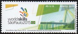 C 3408 Selo WorldSkills Sao Paulo Educação Profissional 2015