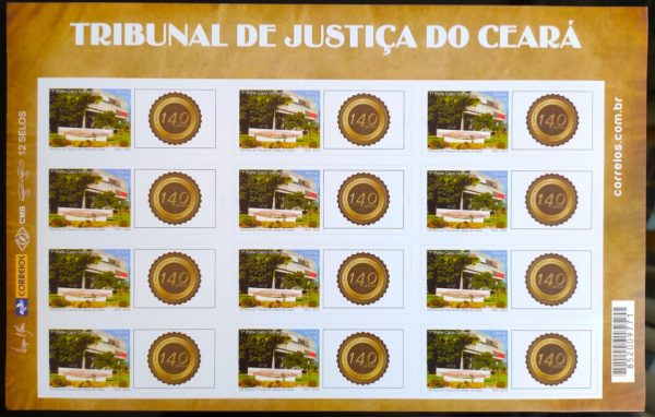 C 3412 Selo Personalizado Tribunal de Justiça do Ceará 2015 Folha