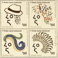 C 3413 Selo 450 Anos Rio de Janeiro 2015