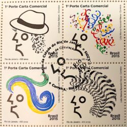 C 3413 Selo 450 Anos Rio de Janeiro 2015 CBC