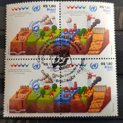 C 3417 Selo Reducao de Riscos de Desastres Sendai Japao 2015 CBC DF Brasília