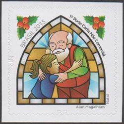 C 3491 Selo Natal Abraço 2015