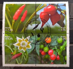 C 3496 Selo Pimentas Brasileiras 2015 CBC DF Brasília