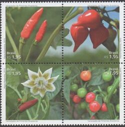 C 3496 Selo Pimentas Brasileiras 2015