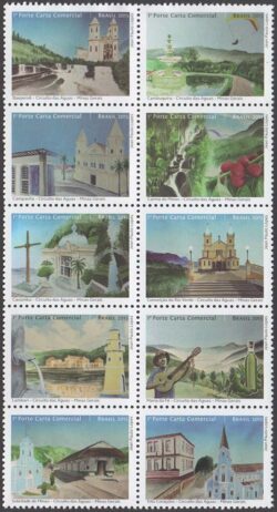 C 3500 Selo Circuito das Aguas Minas Gerais Igreja Violao Musica 2015