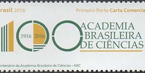 C 3589 Selo Centenario da Academia Brasileira de Ciencias 2016