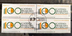 C 3589 Selo Centenário da Academia Brasileira de Ciências 2016 Quadra CBC RJ
