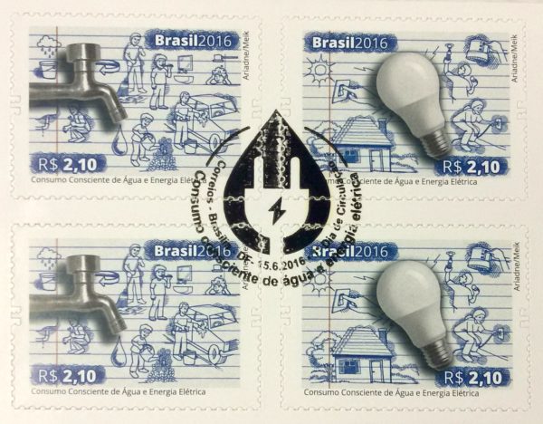 C 3590 Selo Consumo Consciente de Água e Energia Elétrica 2016 CBC DF Brasília