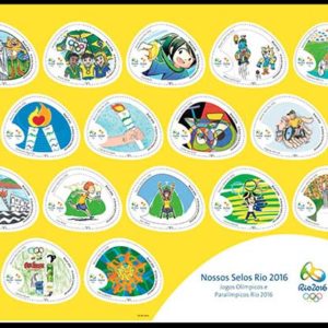 C 3595 Selo Nossos Selos Rio 2016 Olimpiadas Folha