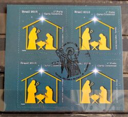 C 3653 Selo Natal Presépio 2016 Quadra CBC SP São José do Rio Preto