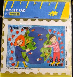 Material Filatélico Mouse Pad Selo Selando o Futuro 2000