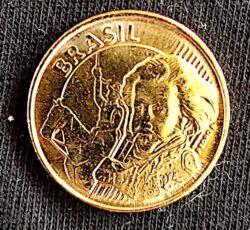 Moeda 10 Centavos de Real 2019 Flor de Cunho