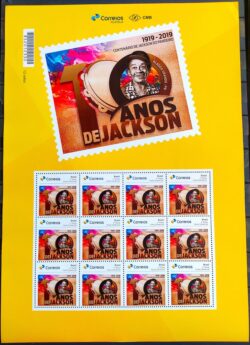 PB 116 Selo Personalizado Básico Jackson do Pandeiro Música 2019 Folha G