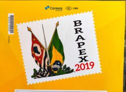 PB 122 Selo Personalizado Brapex 2019 Brapex BANDEIRA Vinheta G