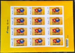 PB 145 Selo Personalizado 100 Anos do Complexo Pequeno Príncipe Autoadesivo 2019 Folha