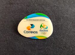 Pin Broche Correios Olimpiadas Rio 2016