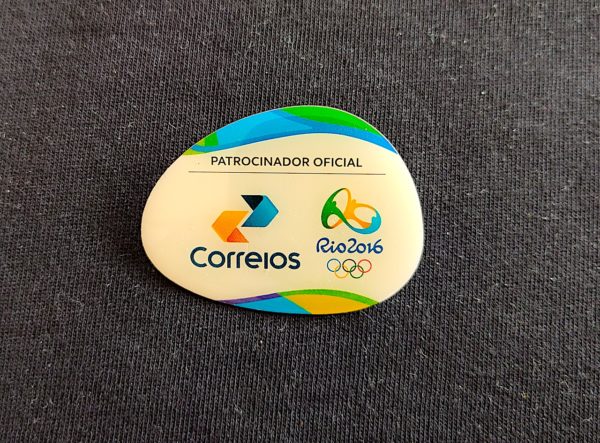 Pin Broche Olimpiadas Correios Rio 2016 1