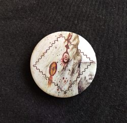 Pin Broche Selo Arte Rupestre Filatelia Correios 2013