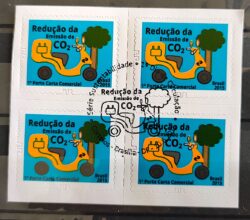Selo Regular RHM 864 Reducaoo da Emissao de CO2 2015 Quadra CBC DF