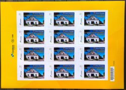 PB 151 Selo Personalizado Barra do Ribeiro RS Gaiteiros 2020 Folha