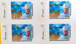 PB 149 Selo Personalizado Dom José Belisário Jubileu de 50 Anos de Ordenação Presbiteral 2020 Quadra