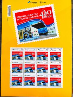 PB 150 Selo Personalizado Tribunal de Justiça da Bahia 2020 Folha