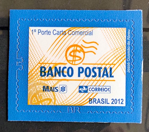 862 Selo Regular Banco Postal 2012