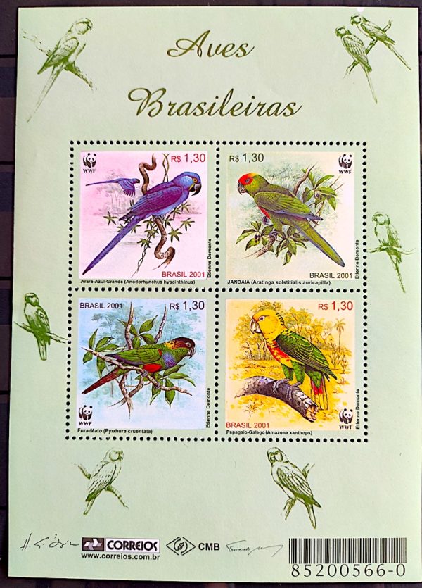 B 119 Bloco Aves Brasileiras 2001