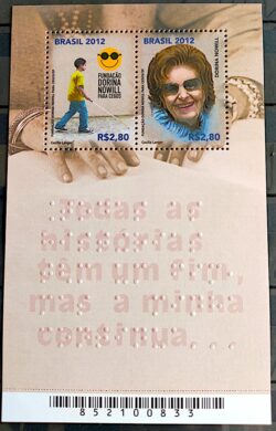 B 168 Bloco Fundacao Dorina Nowill Cego Braile 2012