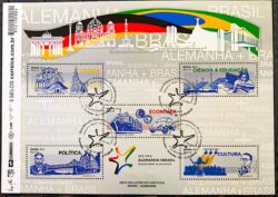 B 175 Selo Relações Diplomáticas Navio Fusca Carro Economia Indústria 2013 CBC Brasília