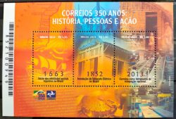 B 176 Bloco 350 Anos dos Correios Brasileiros 2013