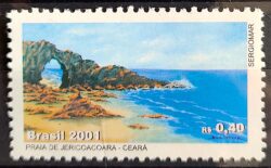 C 2387 Selo Praias Brasileiras Jericoacoara 2001