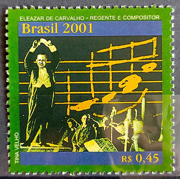 C 2397 Selo Eleazar de Carvalho Música Maestro 2001