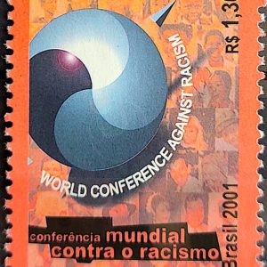 C 2405 Selo Conferência Mundial Contra o Racismo Direito 2001