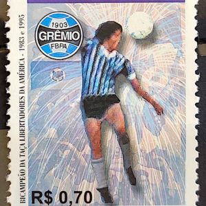 C 2406 Selo Campeoes da Libertadores Futebol Gremio 2001